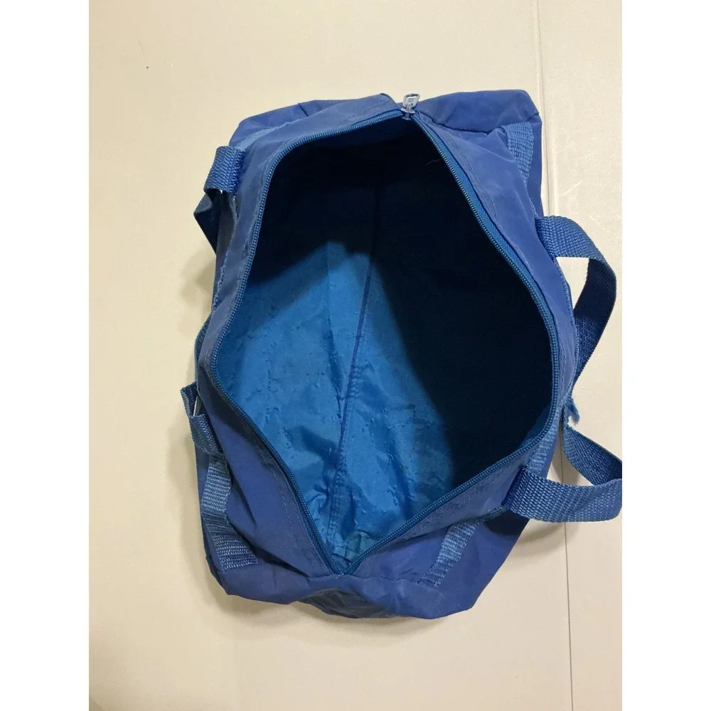 VTG‎ 90s Disney DuckTales Blue Nylon Duffle Bag Scrooge McDuck Huey Dewey Louie